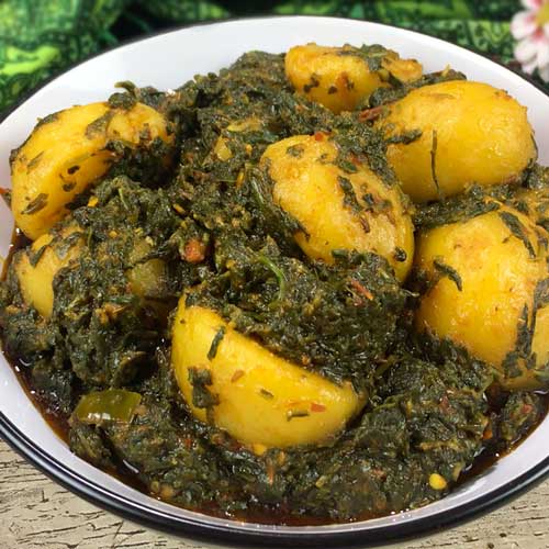 Alu Palak (Spinach Potato)