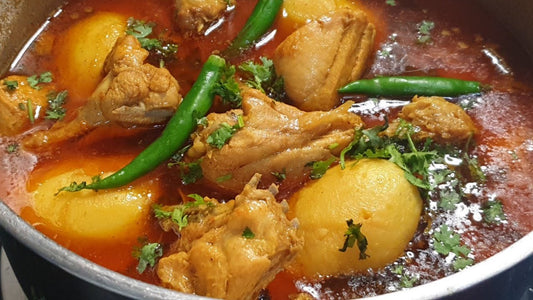 Chicken Alu (Chicken Potato Curry)